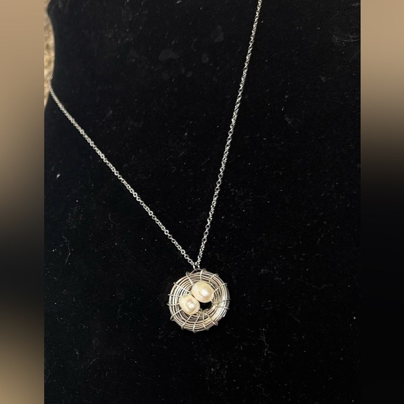 Nest Necklace With 2 Eggs. NWOT - Picture 7 of 7